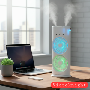 air cooler fan with humidifier & water cooling with ice cubes– mini usb air conditioner | victoknight electronics